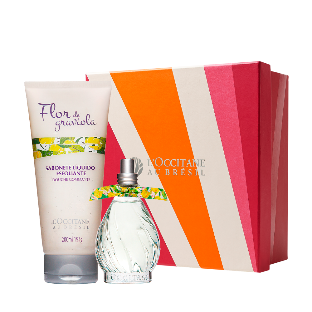 Presente Fragrância e Corpo Flor de Graviola